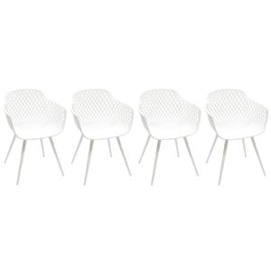 Java Dining Chair Set of 4 - White