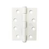 Austyle 100 x 75 x 2.5mm Matte White Stainless Steel Removeable Hinge