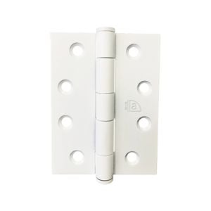 Austyle 100 x 75 x 2.5mm Matte White Stainless Steel Removeable Hinge