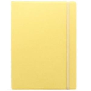 Filofax Pastels A4 Size Notebook Ruled Paper Writing Office Stationery Lemon