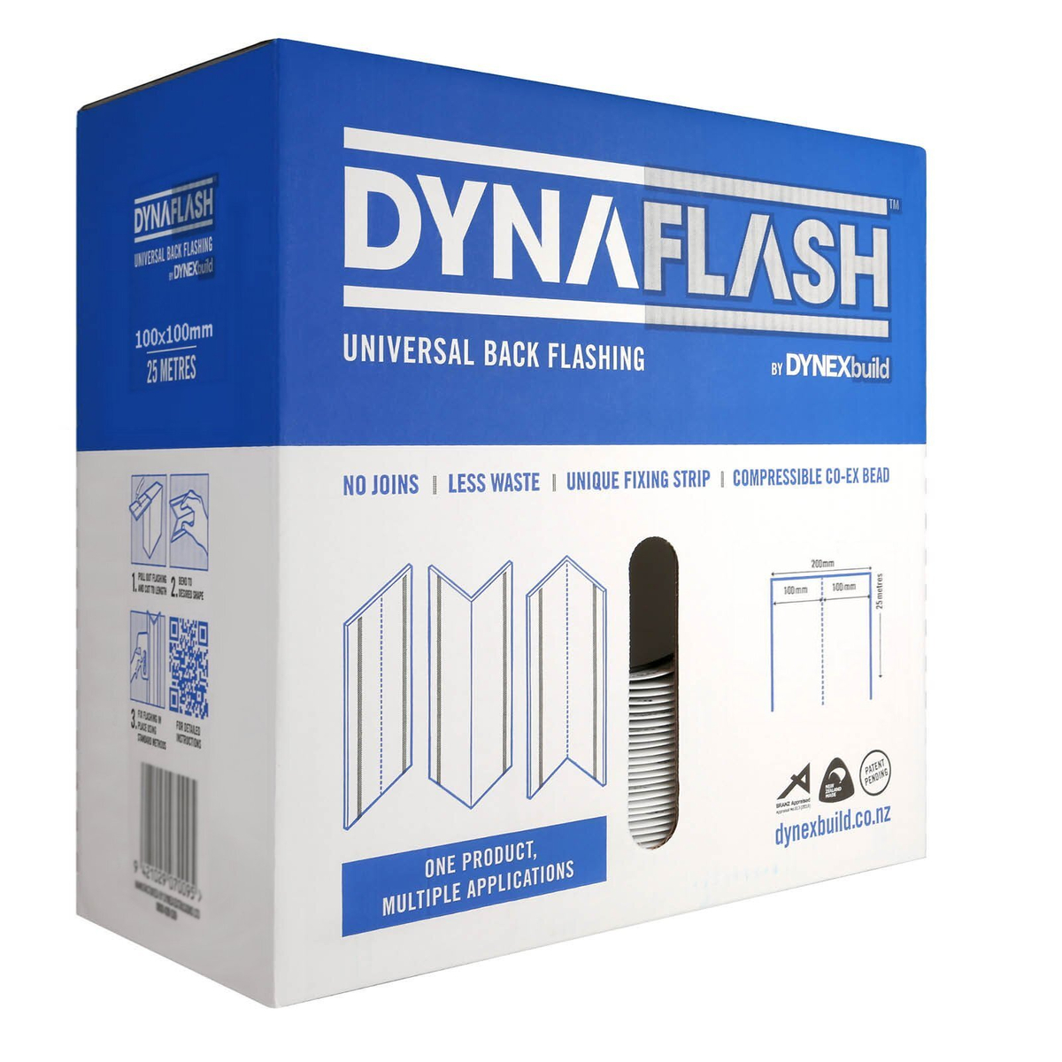 DynaFlash 100 x 100mm Universal Back Flashing - 100 x 100mm - Bunnings ...
