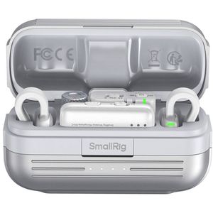 SmallRig S 70 Wireless Microphone with Multi-Device Compatibility (White) 5716