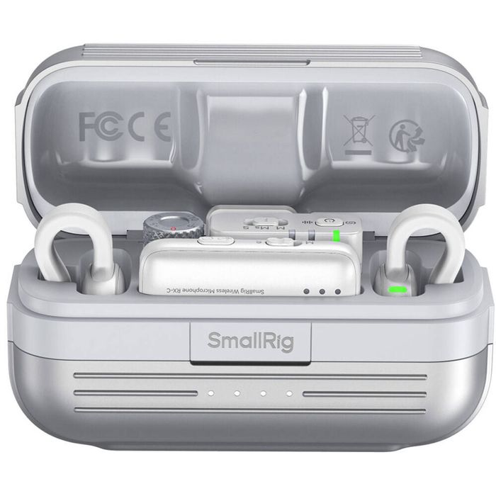 SmallRig S 70 Wireless Microphone with Multi-Device Compatibility (White) 5716
