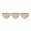3pc Tempa Emerson Champagne Mini Pinch Bowl