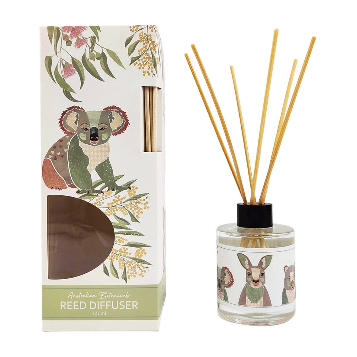Urban Australian Botanicals Frankie B 140ml Reed Diffuser - Grey/Green ...
