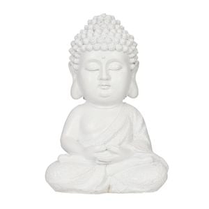 Northcote Pottery 28cm Cream Buddha Statue