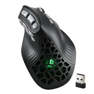 SOLAKAKA E9 Pro Vertical MMO Mouse Tri-Mode 36000 DPI 8000Hz PAW3395 - Black