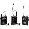 3pc Saramonic UHF Wireless Microphone System Kit For Broadcast/TV/Vloggers