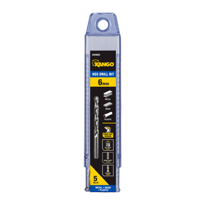 Kango 6mm HSS Drill Bit - 5 Pack