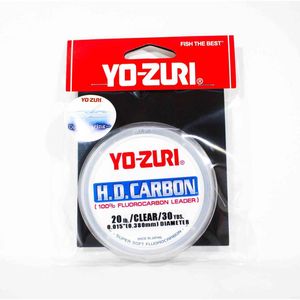 Yo Zuri H.D Carbon 30yds Clear Fluorocarbon Fishing Leader 20lb