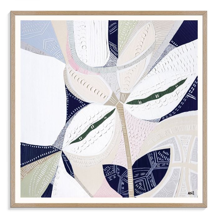 Artist Lane "Wild Flower Ranges 2 " by Ani Ipradjian - 76x76cm Timber Framed Print