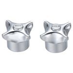 Shaw & Mason Chrome 4 Point Tap Handles - Pair