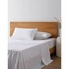 Onkaparinga 300TC Hepburn 100% Cotton Percale Sheet Set White Queen