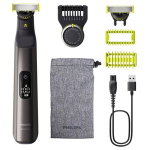Philips OneBlade Pro Wet & Dry Face Body Electric Cordless Shaver Black