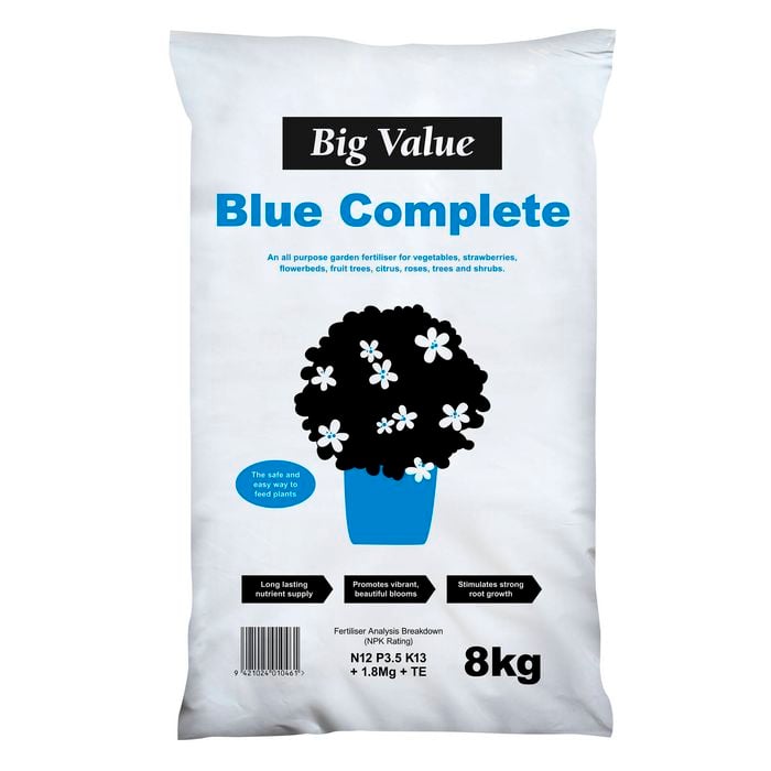 Big Value 8kg Blue Complete Fertiliser