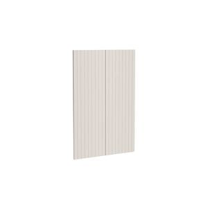 Kaboodle 900mm Cremasala V-Groove Medium Pantry Doors - 2 Pack