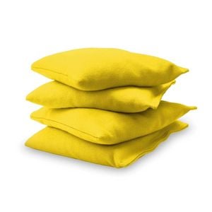 Premium Cornhole Bean Bag Set Of 4 - Yellow