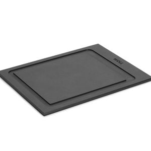 Woll Cut & Serve Board Durable Kitchen Surface 25x19cm Black