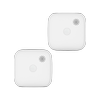 Family Shield 10 Year Photoelectric Square Mini Smoke Alarm - Twin Pack