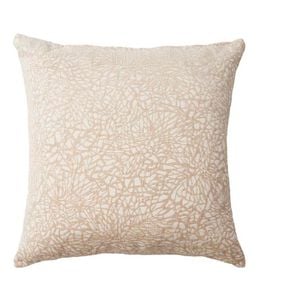 Accessorize Bedroom Collection 50cm x 50cm Cream Dezi Filled Cushion 50x50cm