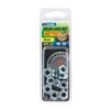 Zenith 8mm Zinc Plated Nylon Lock Nut - 10 Pack