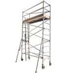 Instant Access 0.8 x 2.5 x 3.5m 225kg Aluminium Single Width Mobile Scaffold Tower