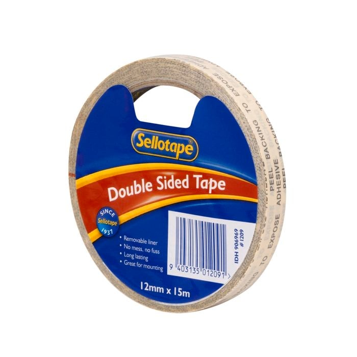 Sellotape® 12mm x 15m Double Sided Tape