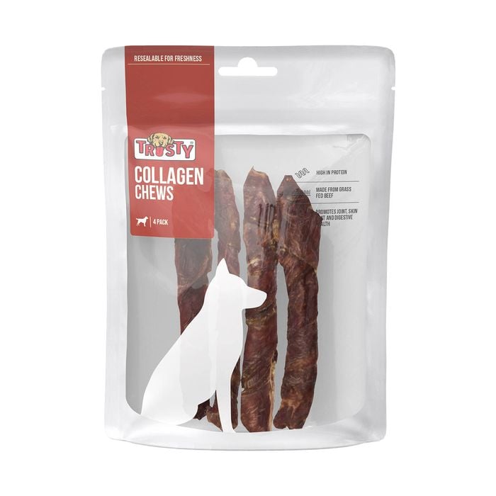 Trusty Collagen Chews Adult Dog Treats - Pack of 4