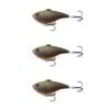 3x 13 Fishing 3 Inch El Diablo Vibe Lipless Crank Lures - Day Old Guac