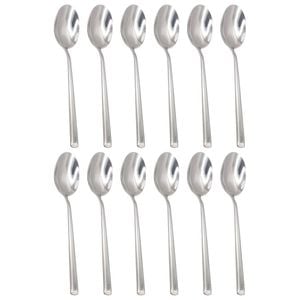 Tondo Stainless Steel Dessert Spoons - 21cm - Pack of 12