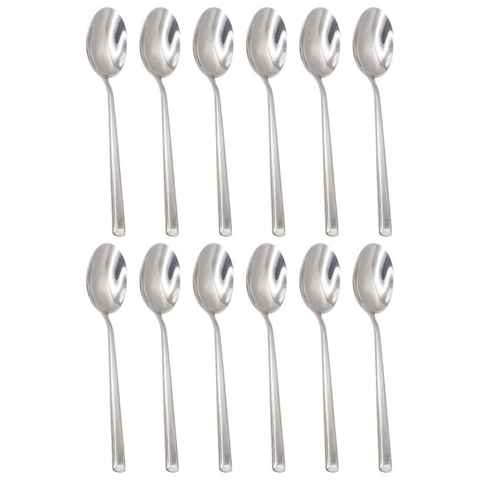Tondo Stainless Steel Dessert Spoons - 21cm - Pack of 12