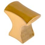 Kaboodle Brushed Amber Gold Cabo Knob Kitchen Handle