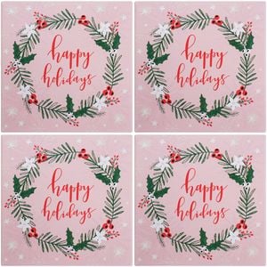 4PK LVD Trivet Scandi Christmas Decorative Tableware/Serveware Home Kitchen