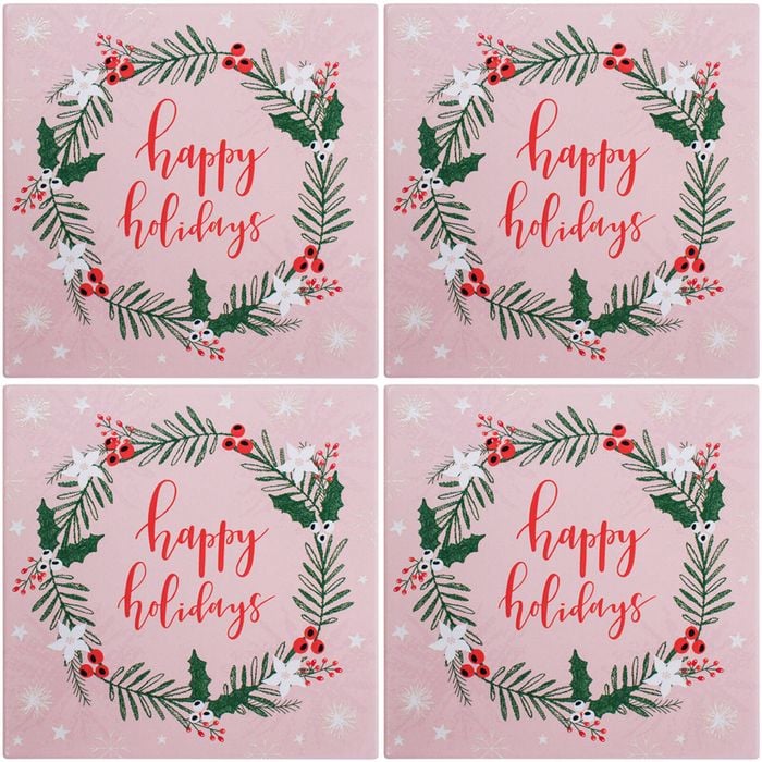 4PK LVD Trivet Scandi Christmas Decorative Tableware/Serveware Home Kitchen