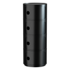 Miuz 4 Tier Black Replica Componibili Round Storage Cabinet