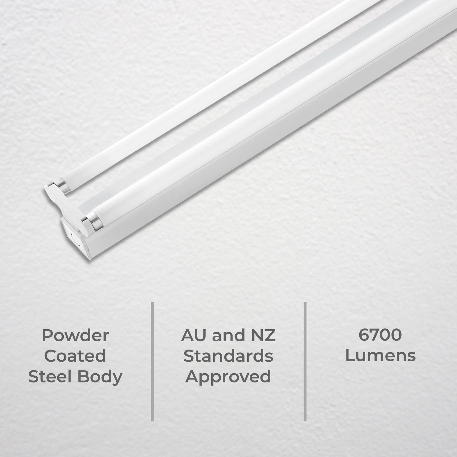 DETA 36W Twin Bare Fluorescent Batten Light Bunnings Australia