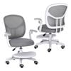 La Bella Grey Kids Desk Chair - Children Office Study Seat with Footrest NOVA