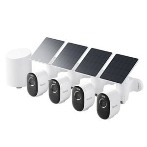 Reolink Home Hub Mini With 4X Argus 3 Pro+Solar Panel Solar Security Cameras Wireless Outdoor