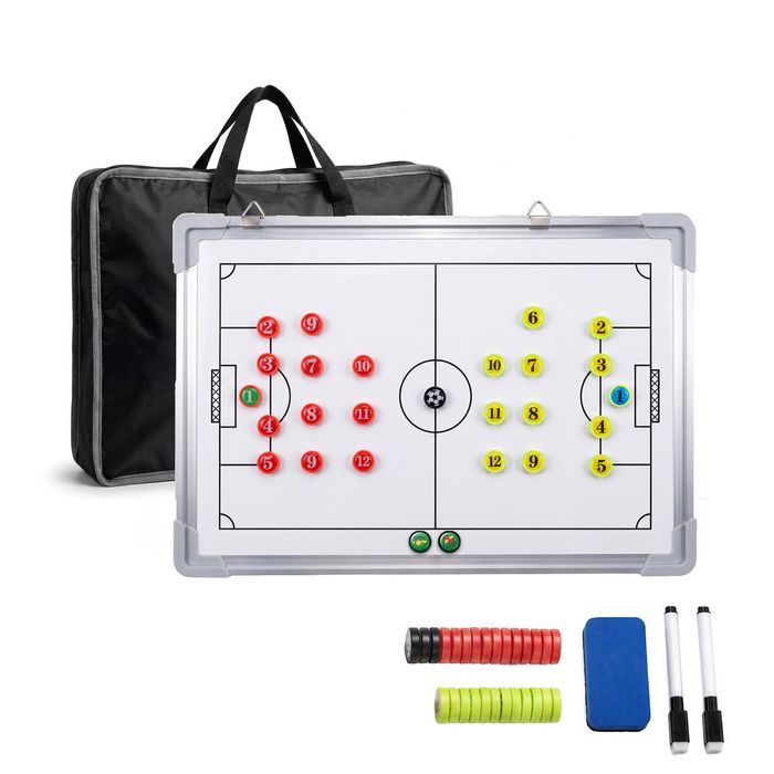 Centra Soccer Coaching Board Tactic Clipboard Dual-sided Coach Training Magnetic