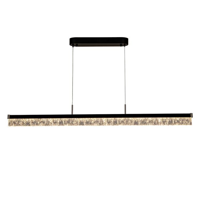 Vencha Brystol 24w Tri-Colour LED Linear Pendant Light - Black