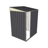 Build-A-Shed 1.2 x 1.5 x 2.0m Skillion Single Sliding Side Door Shed - Grey