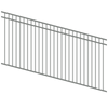 ProtectorAl 1201 - 2400 x 1200mm Palladium Silver Raked Up to 15º DTR All Up Pool Fence Panel