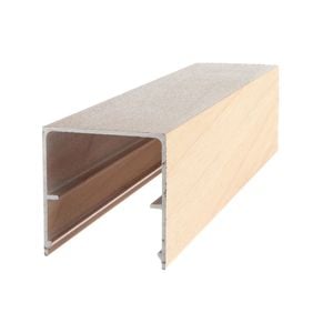 DECO 100 x 50mm 6.5m Curly Birch DecoBatten QuickClick Cover