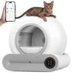 Advwin Automatic Cat Litter Box Self Cleaning WiFi APP Control, Odor-Removal Cat Toilet