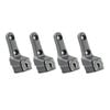Ikonic Silver Sliding Window Lock - 4 Pack