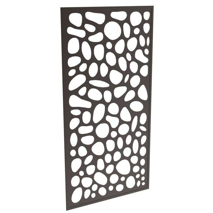 ProtectorAl 300-940w x 941-1840h Black Riverstone Framed Composite Decorative