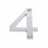 Sandleford 60mm Stainless Steel Numeral 4
