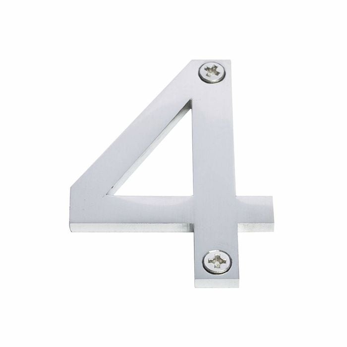 Sandleford 60mm Stainless Steel Numeral 4