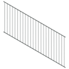 ProtectorAl 1201-2400 x 900mm Monument Raked 16-30º Flat Top Garden Fence Panel
