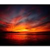 Red, Orange, And Yellow Sunset  Print 100% Australian Made 120x90cm  (Poster)